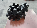 Excavator Compaction Group for 3 - 4 ton Mini Excavator, 22in width, 2 x 40mm Pins - ECMWG3T-22 - Excavator Compaction Wheel - Bedrock Attachments