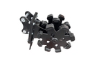Excavator Compaction Group for 3 - 4 ton Mini Excavator, 22in width, 2 x 40mm Pins - ECMWG3T-22 - Excavator Compaction Wheel - Bedrock Attachments