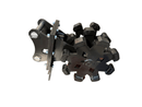 Excavator Compaction Group for 5 - 6 ton Mini Excavator, 16in width, 2 x 45mm Pins - ECMWG5T-16 - Excavator Compaction Wheel - Bedrock Attachments