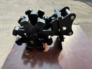 Excavator Compaction Group for 5 - 6 ton Mini Excavator, 16in width, 2 x 45mm Pins - ECMWG5T-16 - Excavator Compaction Wheel - Bedrock Attachments