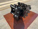 Excavator Compaction Group for 5 - 6 ton Mini Excavator, 22in width, 2 x 45mm Pins - ECMWG5T-22 - Excavator Compaction Wheel - Bedrock Attachments