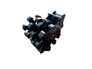 Excavator Compaction Group for 5 - 6 ton Mini Excavator, 22in width, 2 x 45mm Pins - ECMWG5T-22 - Excavator Compaction Wheel - Bedrock Attachments