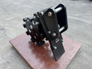 Excavator Compaction Group for 7 - 9 ton Mini Excavator, 12in width, 2 x 50mm Pins - ECMWG7T-12 - Excavator Compaction Wheel - Bedrock Attachments