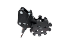 Excavator Compaction Group for 7 - 9 ton Mini Excavator, 12in width, 2 x 50mm Pins - ECMWG7T-12 - Excavator Compaction Wheel - Bedrock Attachments