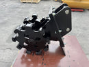Excavator Compaction Group for 7 - 9 ton Mini Excavator, 24in width, 2 x 50mm Pins - ECMWG7T-24 - Excavator Compaction Wheel - Bedrock Attachments