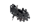 Excavator Compaction Group for 7 - 9 ton Mini Excavator, 24in width, 2 x 50mm Pins - ECMWG7T-24 - Excavator Compaction Wheel - Bedrock Attachments