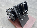 Excavator Compaction Group for 7 - 9 ton Mini Excavator, 36in width, 2 x 50mm Pins - ECMWG7T-36 - Excavator Compaction Wheel - Bedrock Attachments