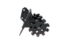 Excavator Compaction Group for 7 - 9 ton Mini Excavator, 36in width, 2 x 50mm Pins - ECMWG7T-36 - Excavator Compaction Wheel - Bedrock Attachments