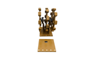 Excavator Compaction Wheel Group for A, 315, B linkage, 3pcs Wheel, 24in width - ECW1X3 - Excavator Compaction Wheel - Bedrock Attachments