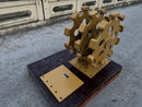 Excavator Compaction Wheel Group for A, 315, B linkage, 3pcs Wheel, 24in width - ECW1X3 - Excavator Compaction Wheel - Bedrock Attachments