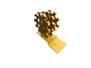 Excavator Compaction Wheel Group for CB, DB linkage, 3pcs Wheel, 24in width - ECW2X3 - Excavator Compaction Wheel - Bedrock Attachments