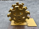 Excavator Compaction Wheel Group for CB, DB linkage, 3pcs Wheel, 24in width - ECW2X3 - Excavator Compaction Wheel - Bedrock Attachments