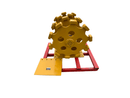 Excavator Compaction Wheel Group for CB, DB linkage, 4pcs Wheel, 36in width - ECW2X4 - Excavator Compaction Wheel - Bedrock Attachments