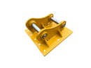 Excavator Compaction Wheel Mounting Group, Pin On, 2 x 65mm Pins, A Linkage - ECM - A - Excavator Counterweight - Bedrock Attachments