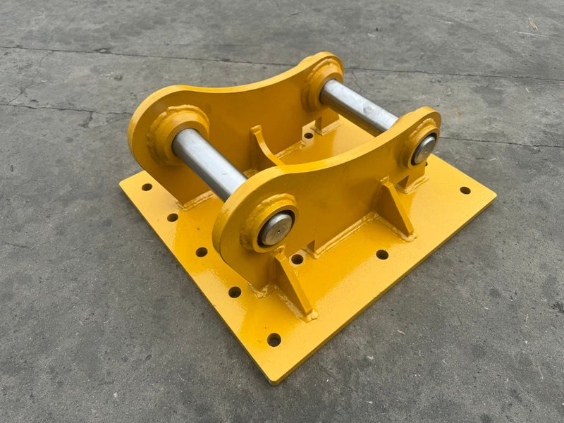 Excavator Compaction Wheel Mounting Group, Pin On, 2 x 65mm Pins, A Linkage - ECM - A - Excavator Counterweight - Bedrock Attachments