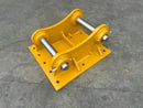 Excavator Compaction Wheel Mounting Group, Pin On, 2 x 70mm Pins, 315 Linkage - ECM - 315 - Excavator Counterweight - Bedrock Attachments