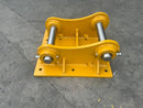 Excavator Compaction Wheel Mounting Group, Pin On, 2 x 70mm Pins, 315 Linkage - ECM - 315 - Excavator Counterweight - Bedrock Attachments