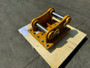 Excavator Compaction Wheel Mounting Group, Pin On, 2 x 80mm Pins, B Linkage - ECM - B - Excavator Compaction Wheel - Bedrock Attachments