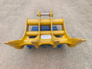 Excavator Rake 48in, 2 x 70mm Pins, 315 Linkage - EK-31548 - Excavator Rakes - Bedrock Attachments