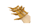 EXCAVATOR RAKE fits CAT 307, 40mm Pins - EK - 30748 - Excavator Rakes - Bedrock Attachments