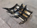 EXCAVATOR RAKE fits CAT 307, 40mm Pins - EK-30748 - Excavator Rakes - Bedrock Attachments