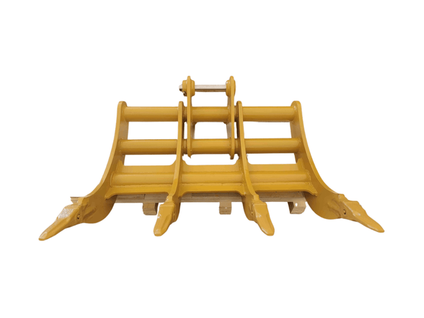 EXCAVATOR RAKE fits CAT 307, 40mm Pins - EK - 30748 - Excavator Rakes - Bedrock Attachments