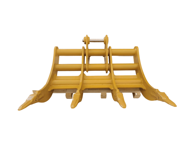 EXCAVATOR RAKE fits CAT 307, 40mm Pins - EK - 30748 - Excavator Rakes - Bedrock Attachments