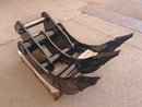 Excavator Rake for JD 230 36in - EK-JD230-36 - Excavator Rakes - Bedrock Attachments