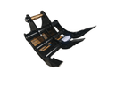 Excavator Rake for JD 330 48in, 2 x 100mm Pins - EK-JD330-48 - Excavator Rakes - Bedrock Attachments