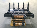 Excavator Rake for JD 330 72in, 2 x 100mm Pins - EK-JD330-72 - Excavator Rakes - Bedrock Attachments