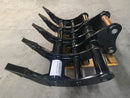 Excavator Rake for JD 330 72in, 2 x 100mm Pins - EK-JD330-72 - Excavator Rakes - Bedrock Attachments