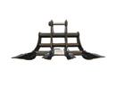 Excavator Rake for JD 450 60in - EK-JD450-60 - Excavator Rakes - Bedrock Attachments