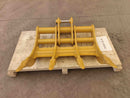 EXCAVATOR RAKE GP - GP (3ton, 36), 2 x 40mm Pins - EK - 30336 - Excavator Rakes - Bedrock Attachments
