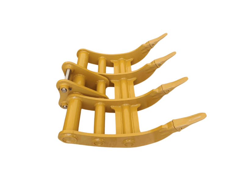 EXCAVATOR RAKE GP - GP (3ton, 36), 2 x 40mm Pins - EK - 30336 - Excavator Rakes - Bedrock Attachments