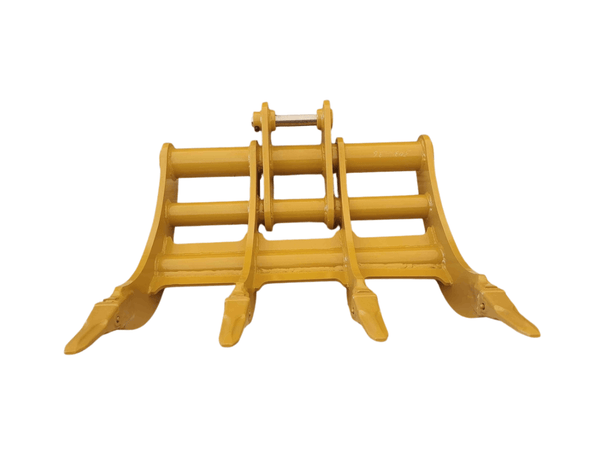 EXCAVATOR RAKE GP - GP (3ton, 36), 2 x 40mm Pins - EK - 30336 - Excavator Rakes - Bedrock Attachments