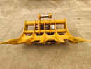 EXCAVATOR RAKE GP - GP 72” fits CAT 324 2x 90mm pins - EK - CB72 - Excavator Rakes - Bedrock Attachments
