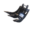 Excavator Rake JD 160 36in - EK-JD160-36 - Excavator Rakes - Bedrock Attachments