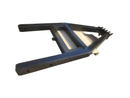 Foldable Stick rake for D6R - with Tree Pusher with Cutter Bar - BDR54 - Bulldozer Tree Pusher - Bedrock Attachments