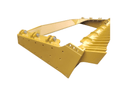 Folding Stick Rake for D9R SU Blade - BDR55 - Bulldozer Stickrake - Bedrock Attachments