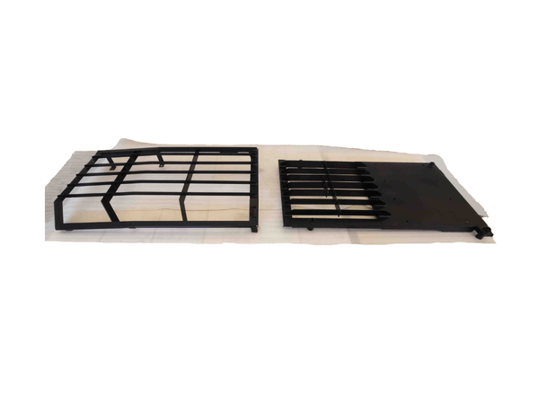 Front Window Guard with Top Guard 3467970B fits CAT 314D/E/F, 215F, 321D Excavator - EWG08 - Excavator Window Guard - Bedrock Attachments