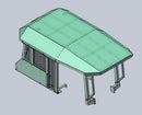 HD CANOPY FOR D65EX - 17 - BS69 - Bulldozer Screens&Sweeps - Bedrock Attachments