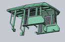 HD CANOPY FOR D65EX - 17 - BS69 - Bulldozer Screens&Sweeps - Bedrock Attachments