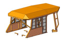 Heavy Duty Canopy fits for KOMATSU D155AX6 - Bedrock Attachments