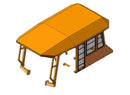 Heavy Duty Canopy fits for KOMATSU D155AX6 - Bedrock Attachments