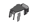 Heavy Duty Screens and Sweeps package, including Doors for D5N-BS07D-Bulldozer Screens&Sweeps-Bedrock Attachments