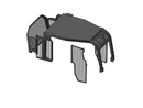 Heavy Duty Screens and Sweeps package, including Doors for D5N-BS07D-Bulldozer Screens&Sweeps-Bedrock Attachments