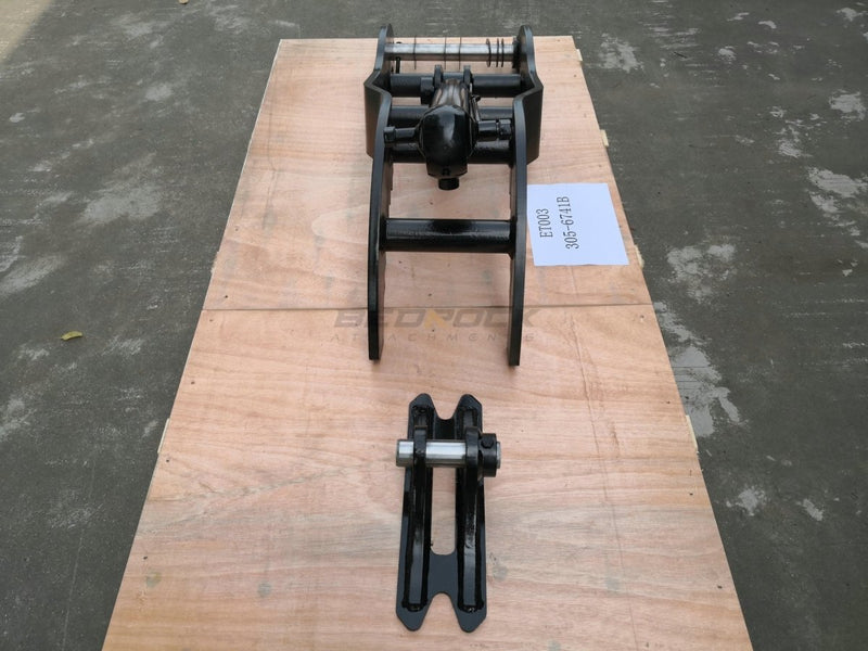 Hydraulic Excavator Thumb fits CAT 307 308 50 mm - ET50 - Partial Rotation Thumb - Bedrock Attachments