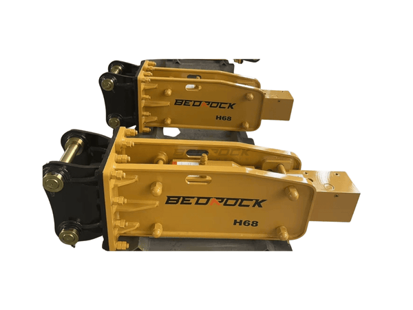 Hydraulic Hammer for 3 - 5 ton Machinery, 45mm X2 - EH6845 - Excavator Hammer - Bedrock Attachments