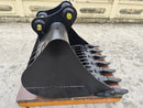 John Deere, Hitachi 110/120/135, 48in, 65mm Pins, Skeleton Bucket - EBJD120-6547ST - Excavator Bucket - Bedrock Attachments