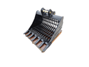 John Deere, Hitachi 110/120/135, 48in, 65mm Pins, Skeleton Bucket - EBJD120-6547ST - Excavator Bucket - Bedrock Attachments